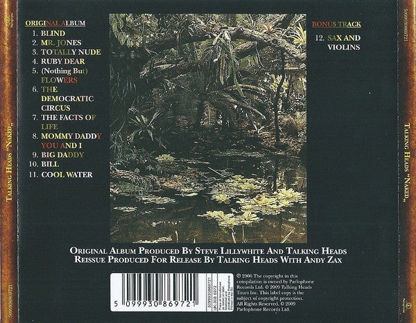 Talking Heads - Naked - CD image 3