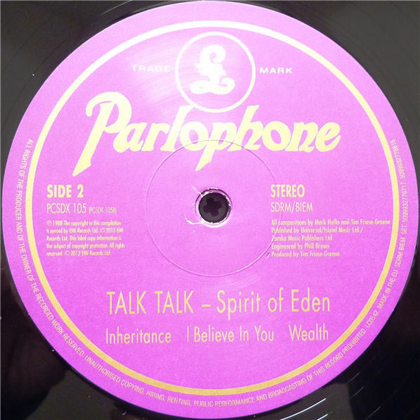 Talk Talk - Spirit Of Eden - Vinyl Record2 image 4