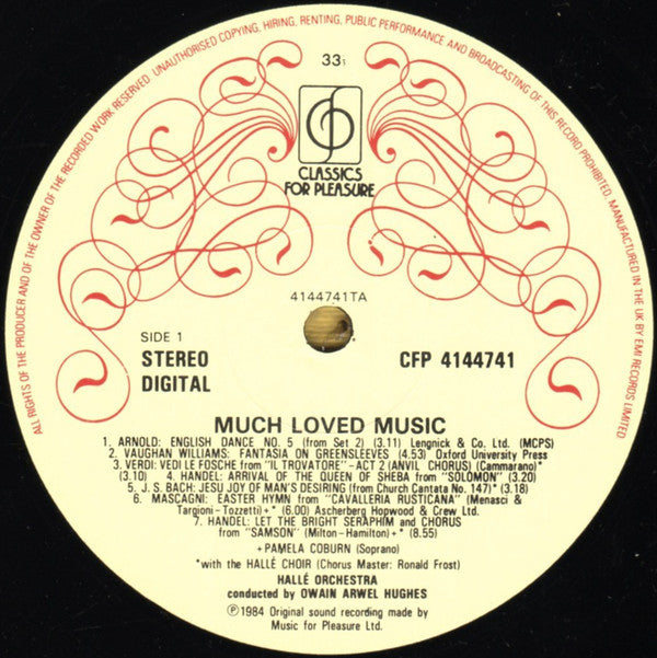 Owain Arwel Hughes - Much Loved Music - Used Vinyl Record image 7