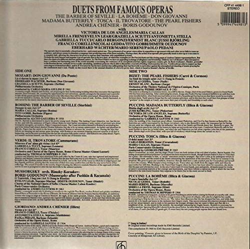 Various - Duets From Famous Operas - Used Vinyl Record image 2