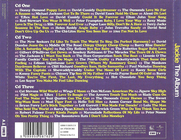 Various - Jackie The Album - Used CD image 2