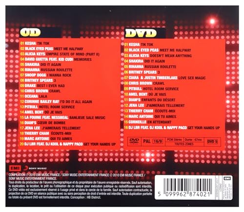 RAP & RNB 2010 - VARIOUS ARTISTS - CDBX image 2