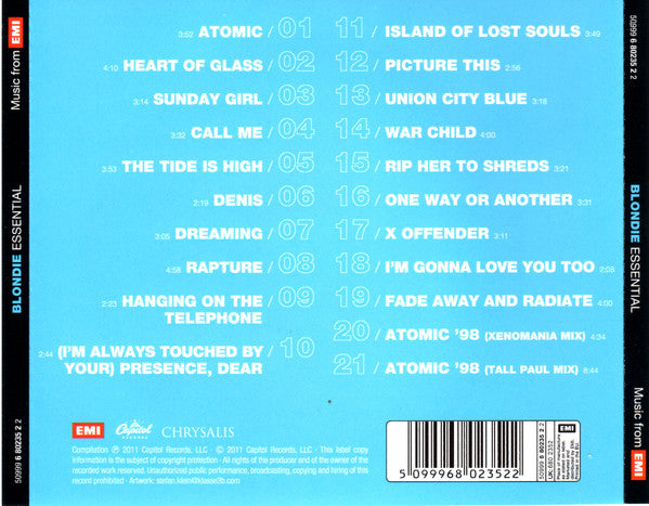 Blondie - Essential - CD image 2