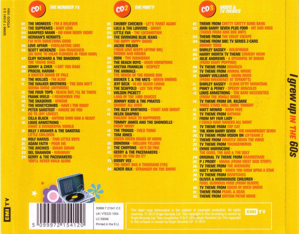 Various - I Grew Up In The 60s - Used CD image 4