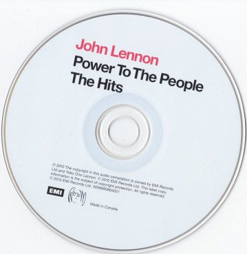 John Lennon - Power To The People: The Hits - Used CD image 4
