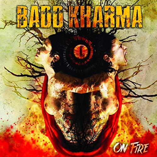 BADD KHARMA - ON FIRE (RED/YELLOW SPLATTER VINYL) - Vinyl Record image 1