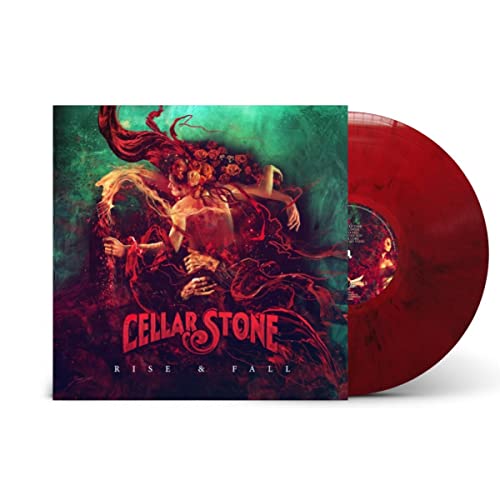 CELLAR STONE - RISE & FALL (RED/BLACK MARBLED VINYL) - Vinyl Record image 1