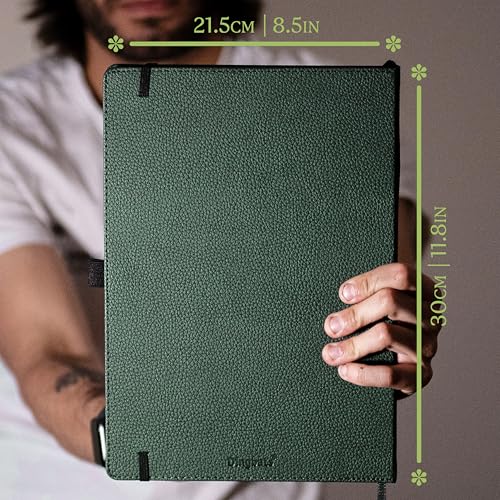 Dingbats A4+ Wildlife Green Deer Notebook - Plain - Non-book item image 6