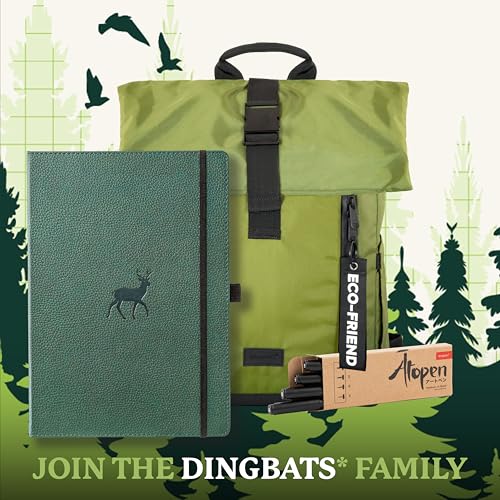 Dingbats A4+ Wildlife Green Deer Notebook - Plain - Non-book item image 7