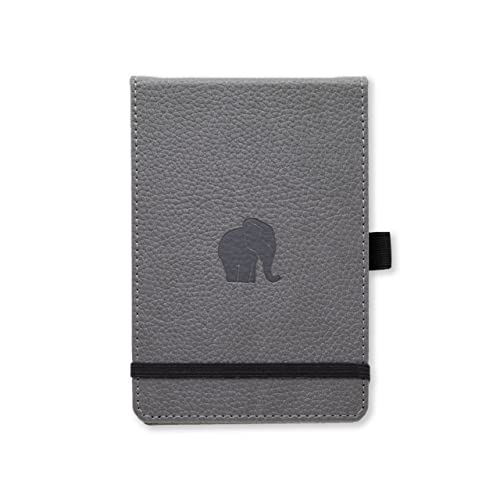 Dingbats A6+ Wildlife Grey Elephant Reporter Notebook - Plain - Non-bo image 1