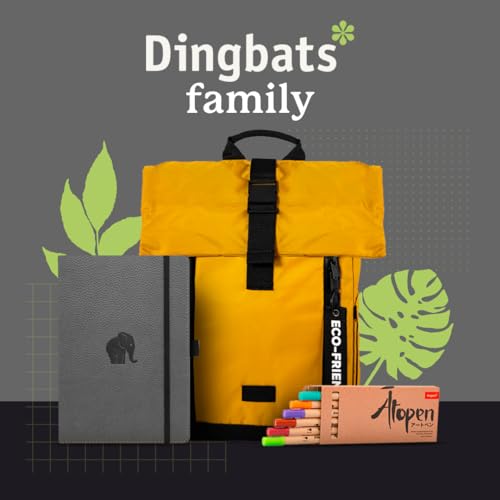 Dingbats A4+ Wildlife Grey Elephant Notebook - Dotted - Non-book item image 7