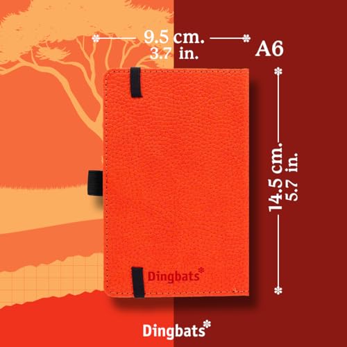 Dingbats A6 Pocket Wildlife Orange Tiger Notebook - Graphed - Non-book image 5