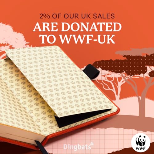Dingbats A6 Pocket Wildlife Orange Tiger Notebook - Graphed - Non-book image 6