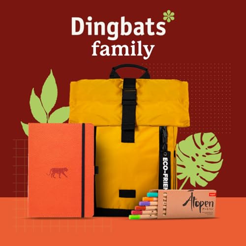 Dingbats A6 Pocket Wildlife Orange Tiger Notebook - Graphed - Non-book image 8