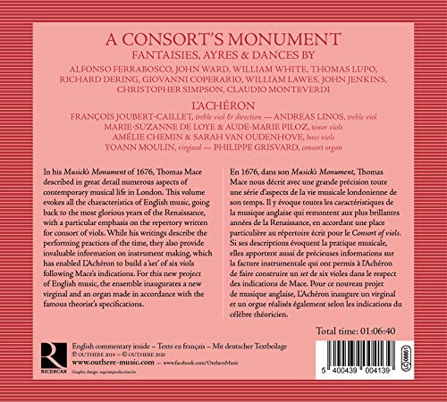 FRANCOIS JOUBERT-CAI - A CONSORTS MONUMENT - CD image 2