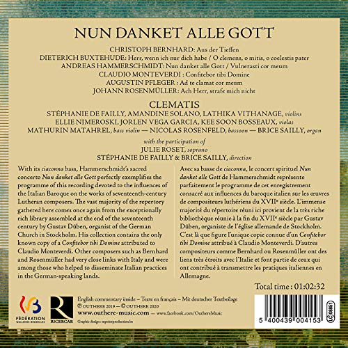 BRICE SAILLY; CLEMAT - NUN DANKET ALLE GOTT - CD image 2