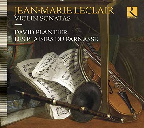 DAVID PLANTIER; LES - LECLAIR VIOLIN SONATAS - CD image 1