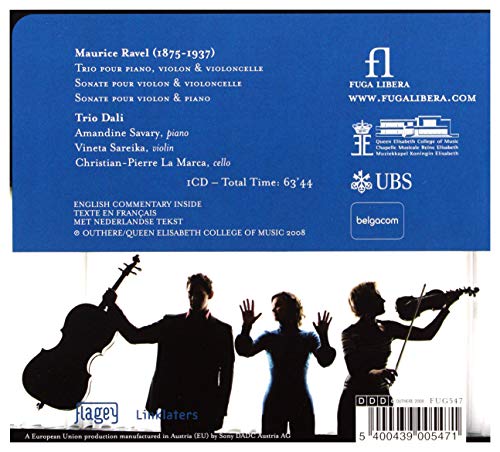 Maurice Ravel - - Sonate Pour Violon & Violoncelle - Sonate Pour Violon image 2