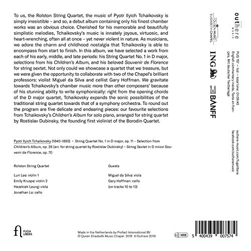 MIGUEL DA SILVA; ROL - TCHAIKOVSKY SOUVENIRS - CD image 2