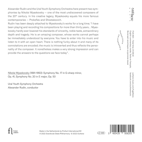 URAL YOUTH SYMPHONY - NIKOLAI MYASKOVSKY SYMPHONIES - CD image 2