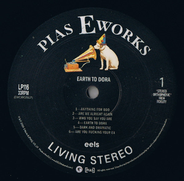 EELS - EARTH TO DORA - Vinyl Record 12" RECORD image 3