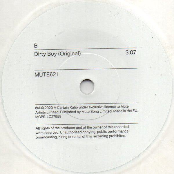 A CERTAIN RATIO - BERLIN - Vinyl Record 7" RECORD image 4