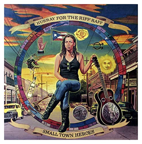 HURRAY FOR THE RIFF - SMALL TOWN HEROES - Vinyl Record 12" RECORD image 1