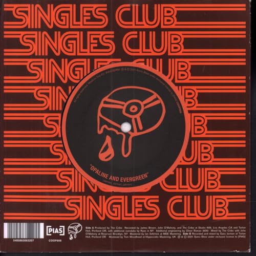 CRIBS - SINGLES CLUB #2 - Vinyl Record 7" RECORD image 2