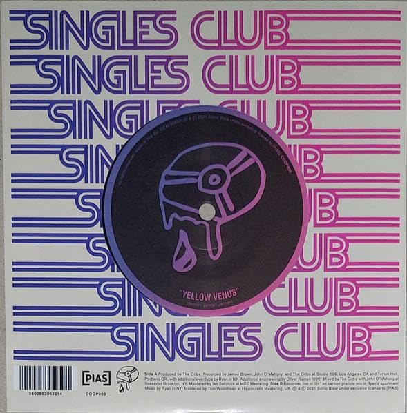 CRIBS - SINGLES CLUB #3 - Vinyl Record 7" RECORD image 2
