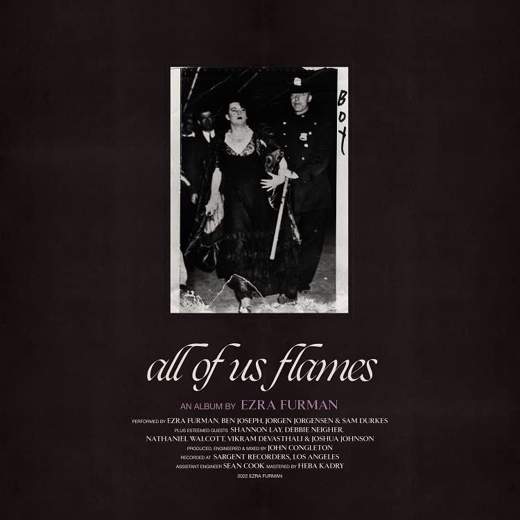 EZRA FURMAN - ALL OF US FLAMES - Vinyl Record 12" RECORD image 1