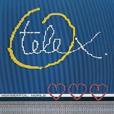 TELEX - WONDERFUL WORLD - Vinyl Record 12" RECORD image 1
