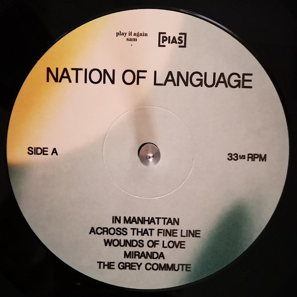 NATION OF LANGUAGE - A WAY FORWARD - Vinyl Record 12" RECORD image 3