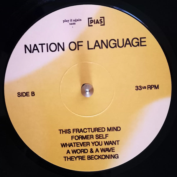 NATION OF LANGUAGE - A WAY FORWARD - Vinyl Record 12" RECORD image 4