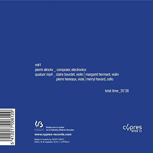 QUATUOR MP4; PIERRE - SLINCKX M#1 - CD image 2