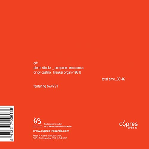 PIERRE SLINCKX; CIND - SLINCKX C#1 - CD image 2