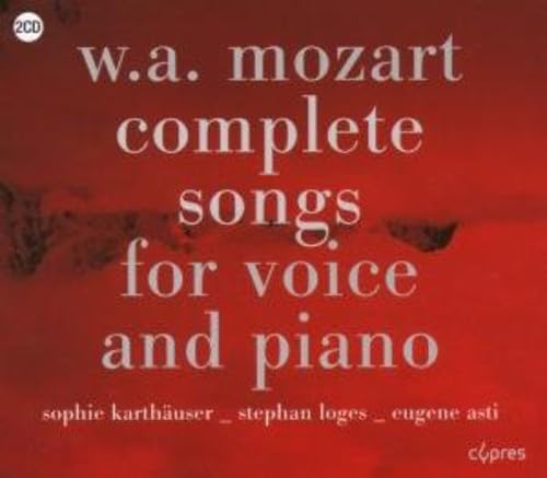 Wolfgang Amadeus Moz - Complete Songs For Voice And Piano - CD image 1
