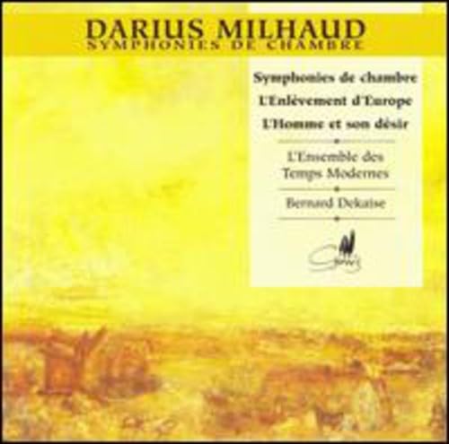 ENSEMBLE DES TEMPS M - MILHAUD CHAMBER SYMPHONIES - CD image 1