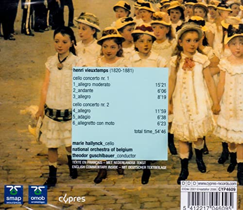 Henri Vieuxtemps - Cello Concertos No 1& 2 - CD image 4