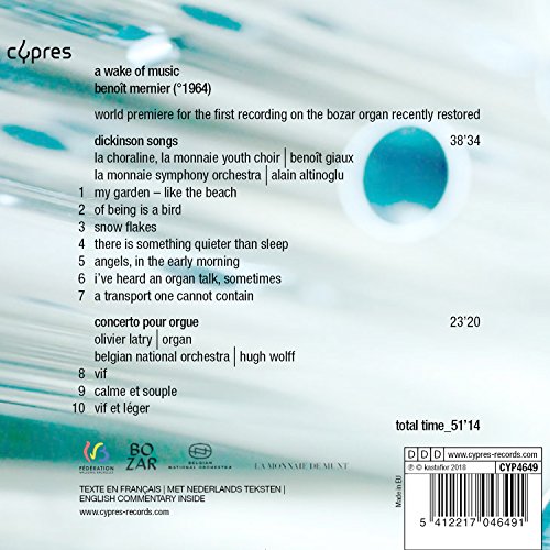 La Choraline - Benoît Mernier: A Wake of Music - CD image 2