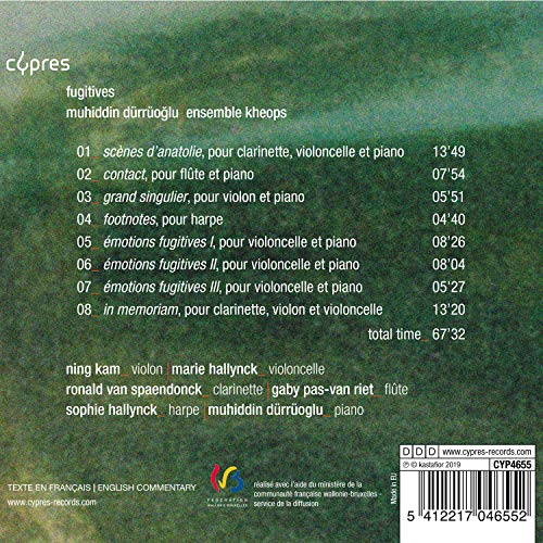 ENSEMBLE KHEOPS - DURRUOGLU FUGITIVES - CD image 2
