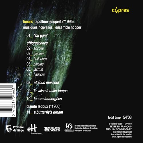 ENSEMBLE HOPPER - APOLLINE JESUPRET LUEURS - CD image 2