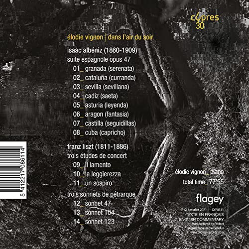 ELODIE VIGNON - ALBENIZ & LISZT DANS LAIR DU - CD image 2