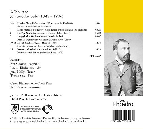 Lucie Hilscherova - A Tribute to Jan Levoslav Bella - CD image 2