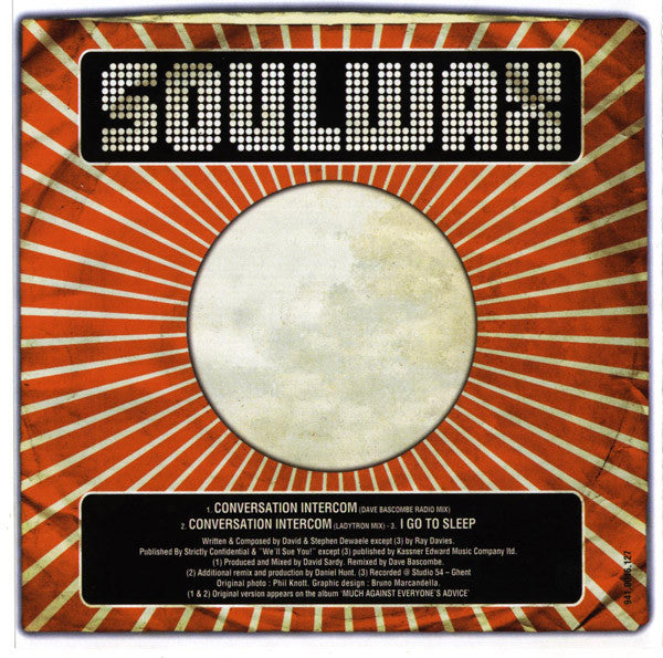 Soulwax - Conversation Intercom - Used CD image 3
