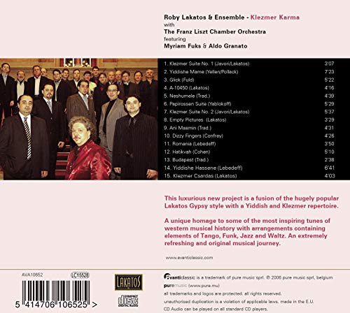 Aldo Granato - Roby Lakatos: Klezmer Karma - CD image 2