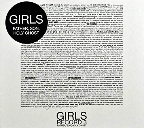 GIRLS - FATHER SON HOLY GHOST DIGIPACK - CD image 1