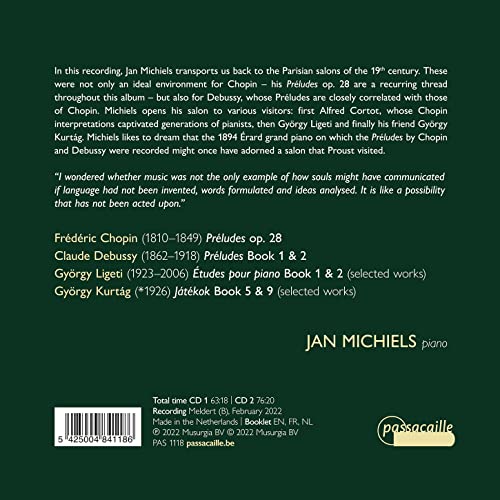 Preludes, Interludes, Postludes: Chopin, Debussy, Ligeti - CD image 2