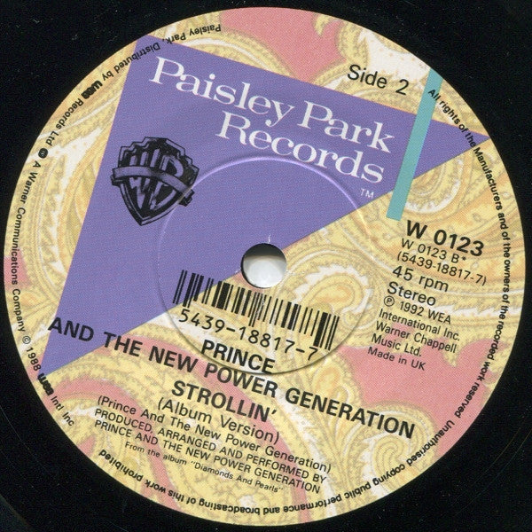 Prince - Sexy MF / Strollin' - Used Vinyl Record 7" image 4