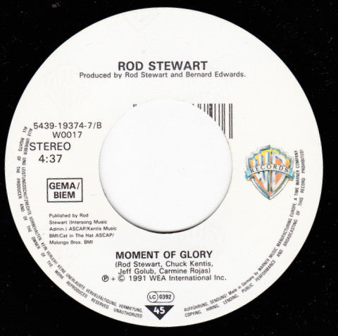 Rod Stewart - Rhythm Of My Heart - Used Vinyl Record 7" image 8