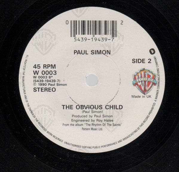 Paul Simon - Proof - Used Vinyl Record 7" image 8